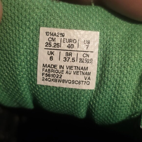 Asics  Contend 8 1014A259 Black Running Shoes Sneakers Size 7 - Picture 10 of 10